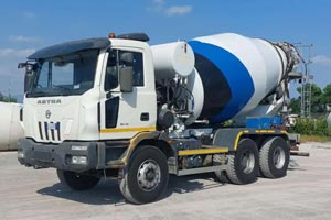 Concrete mixer trucks