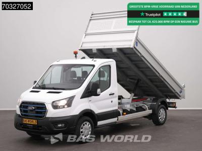 Ford e-Transit COMING SOON! Elektrisch 68kWh 310km WLTP Kipper Airco Cruise Camera CarPlay Open Laadbak sold by BAS World B.V.