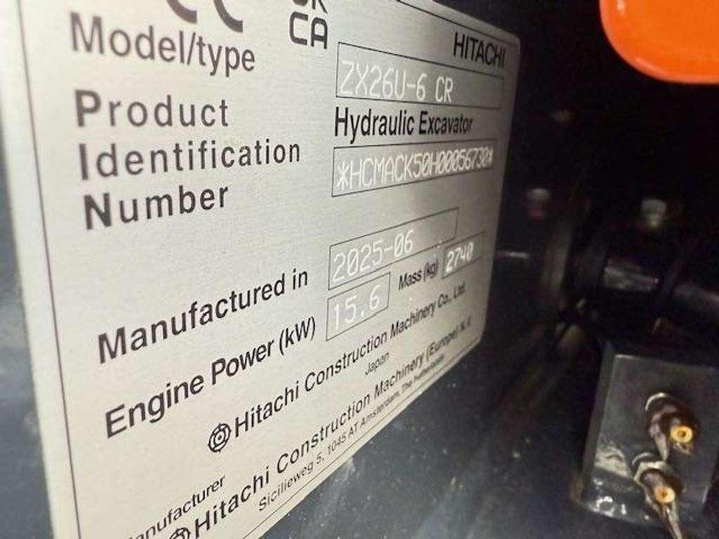 Hitachi ZX26 U-6 Photo 8