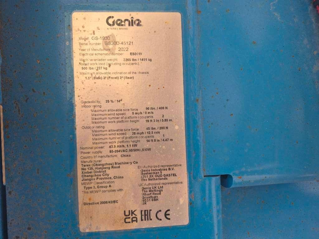 Genie GS1930 (Multiple units available) Photo 7