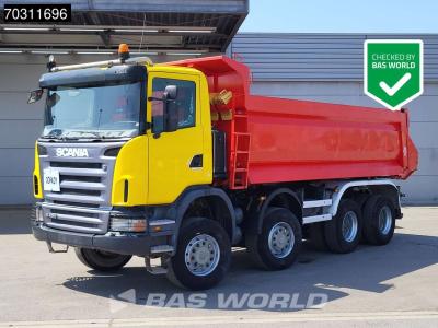Scania G420 G 8X6 8x6 Steel suspension 18m3 KH Kipper Big-Axle Euro 4 sold by BAS World B.V.