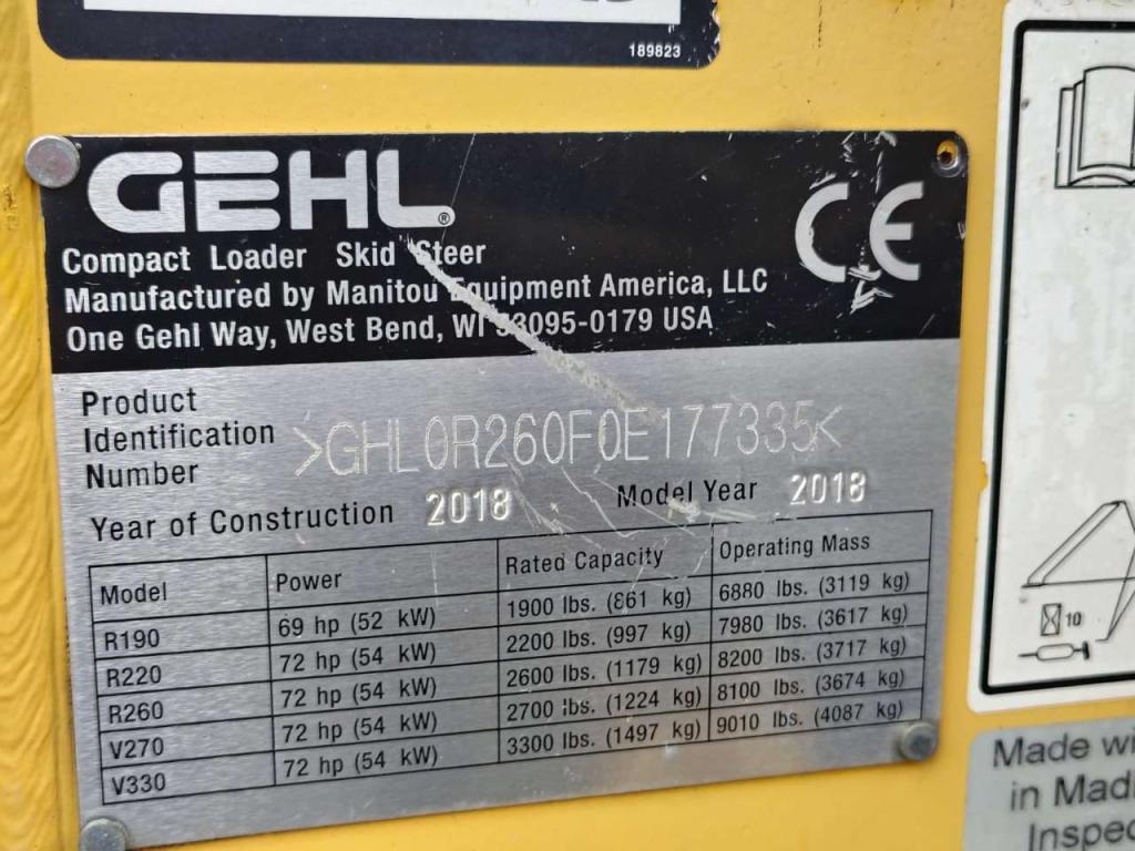 Gehl R 260 Photo 24
