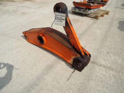Connecting rod and bucket closing brackets for Hitachi LX170 sold by OLM 90 Srl