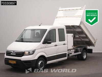 Man TGE 5.120 Dubbel Cabine Kipper met Kist Dubbellucht 3,5t Trekhaak Airco Cruise Navi Camera Euro6 Ti sold by BAS World B.V.