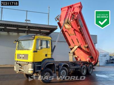 Man TGA 41.440 TGA 8X8 8x8 18m3 Meiller tipper Steelsuspension Big-Axle Manual Euro 4 sold by BAS World B.V.
