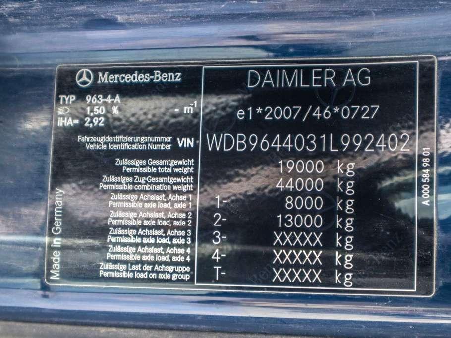 Mercedes-Benz AROCS 1843 LS ( NO ACTROS) +HYDRAULIQUE Photo 10