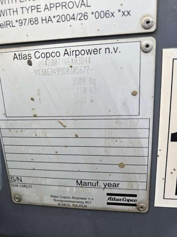 Atlas Copco XAHS347 Photo 6