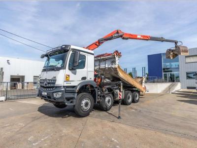Mercedes-Benz ACROCS 3243 BB+BIBENNE+ BAE HYDR+FASSI 16T/m+2EXT sold by Braem NV