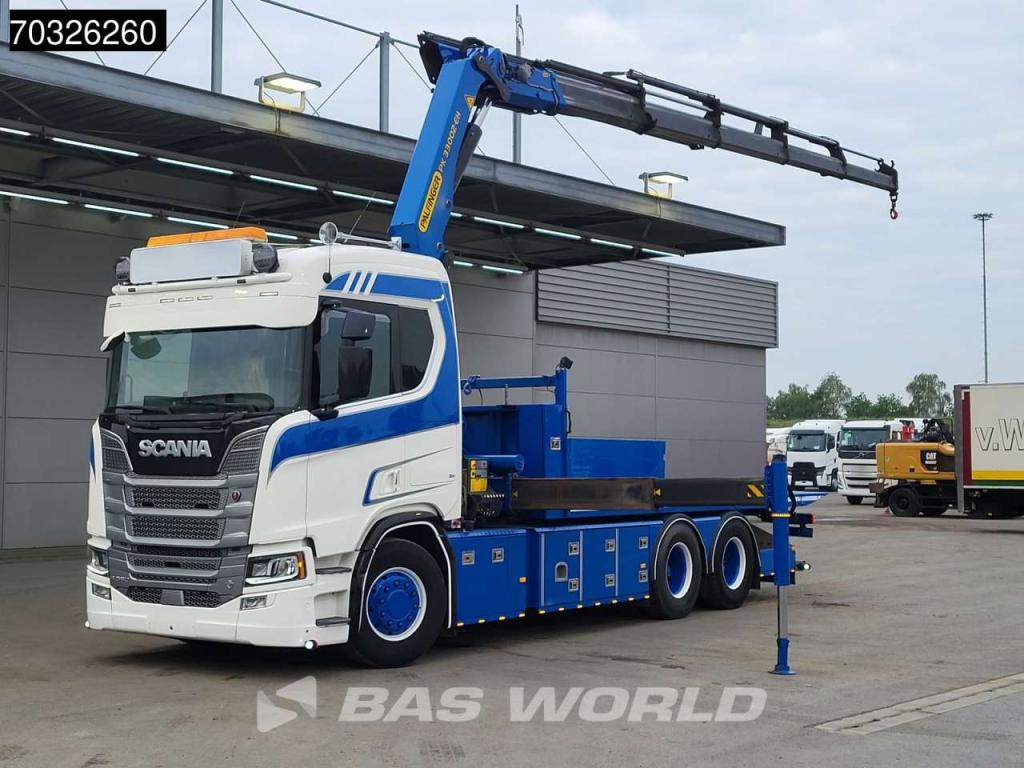 Scania R580 R 6X2 Abschleppwagen Palfinger PK33002 EH Crane Winch Recovery vehicle Photo 2