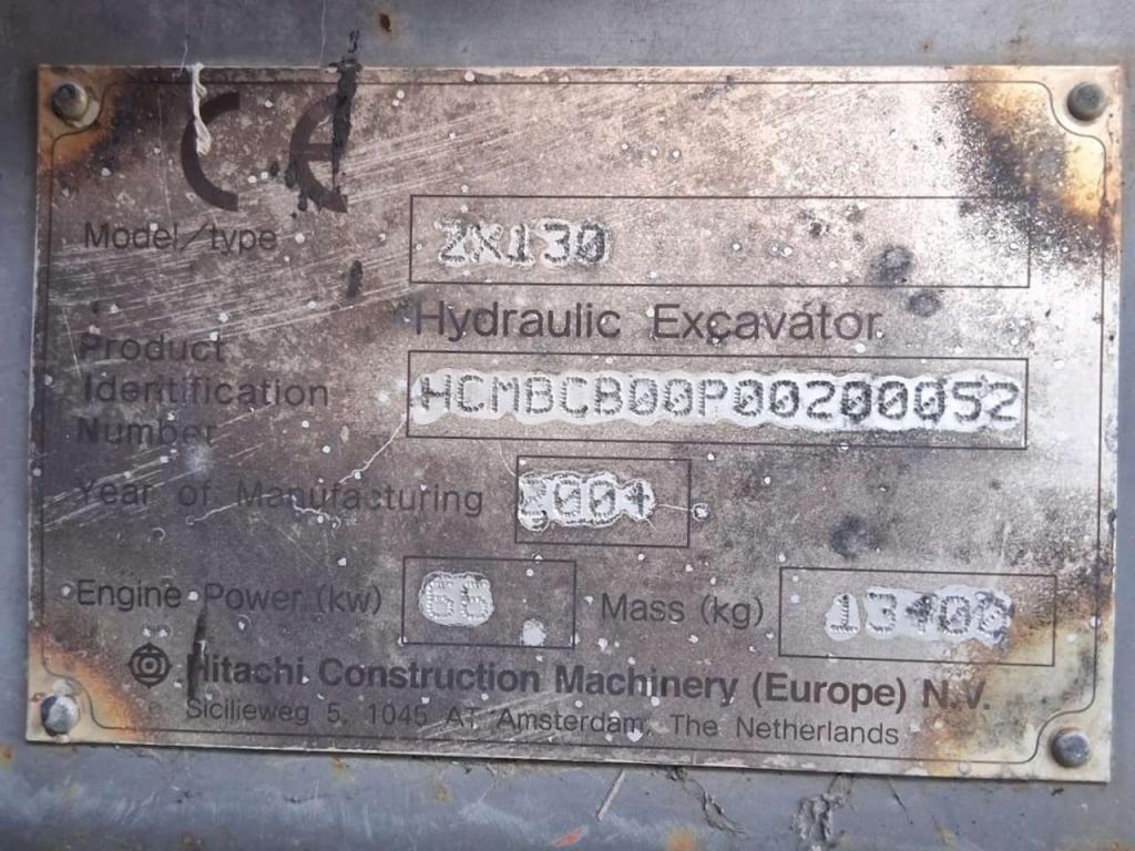 Hitachi ZX130 Photo 1