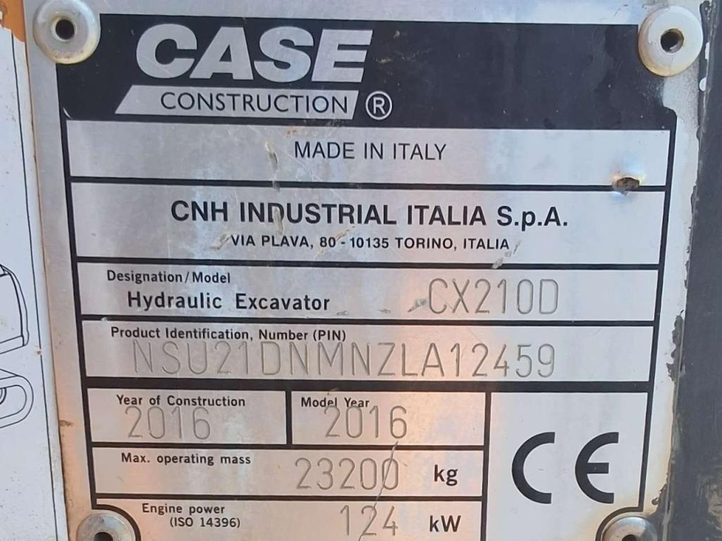Case CX210 Photo 2