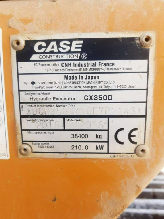 Case CX350D MONO Photo 7