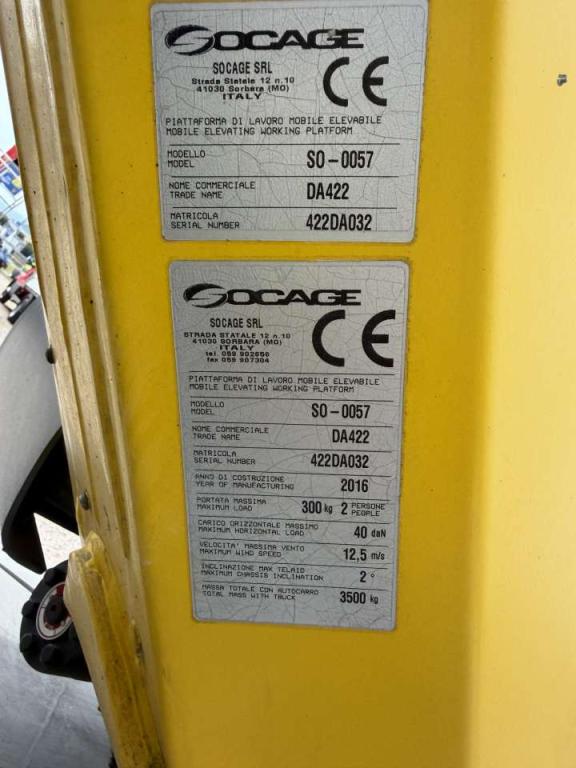 Socage DA422 Photo 11