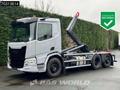 Daf XD 450 6X2 NEW! 22 tons ANG containersystem Lift+steering axle LED Euro 6 sold by BAS World B.V.