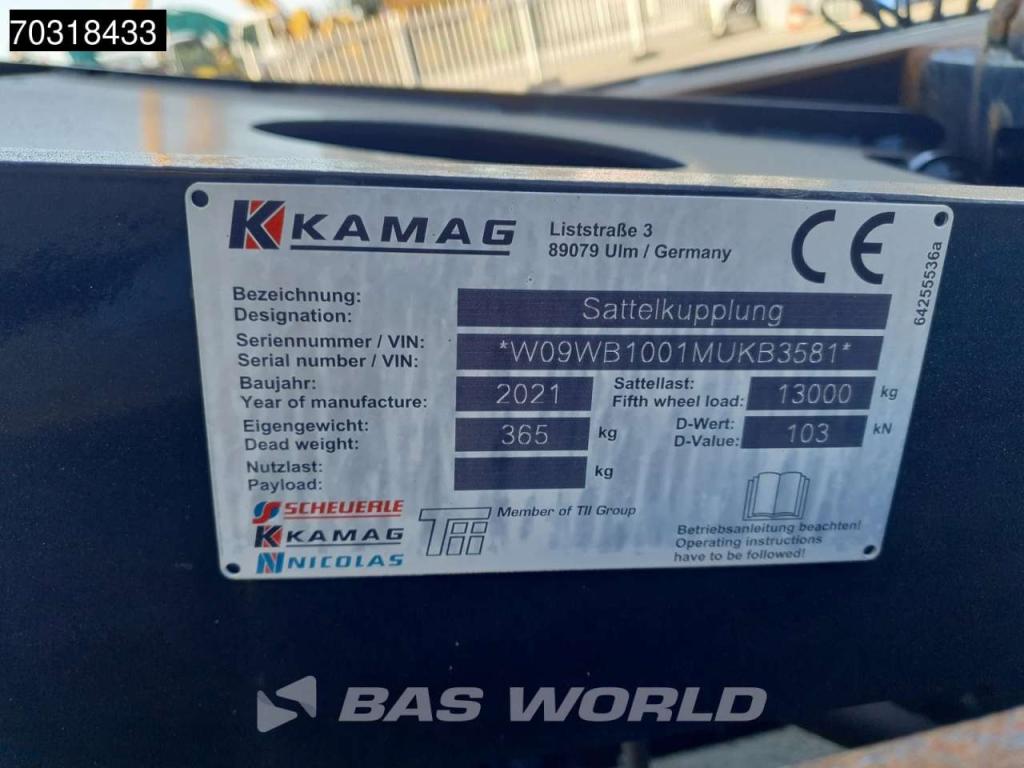 Kamag WBH 25-F5 4X2 BDF Bodycarrier Wechselbrückenumsetzer 5th wheel 8824 Hours Euro 5 Photo 29