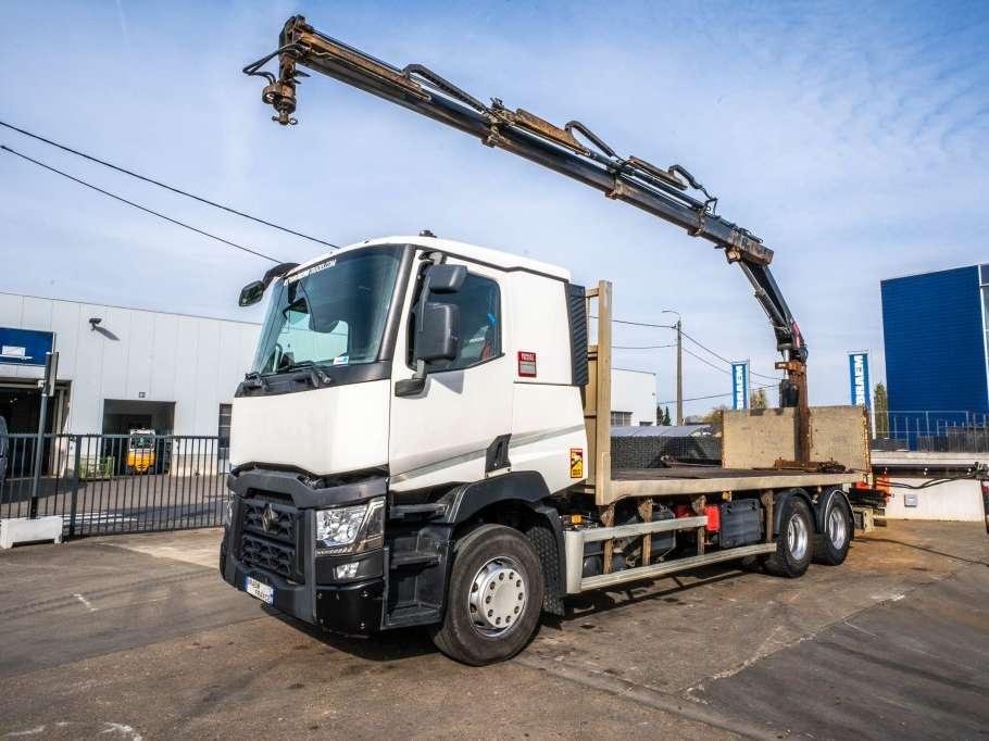 Renault C 430 -6X4 + HIAB 14T/m/3ext. Photo 1