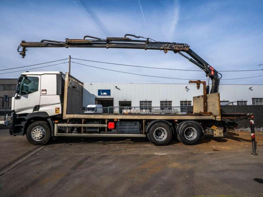 Renault C 430 -6X4 + HIAB 14T/m/3ext. Photo 2