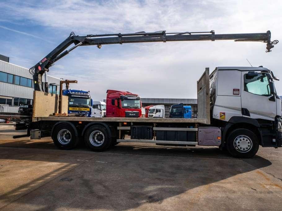 Renault C 430 -6X4 + HIAB 14T/m/3ext. Photo 4