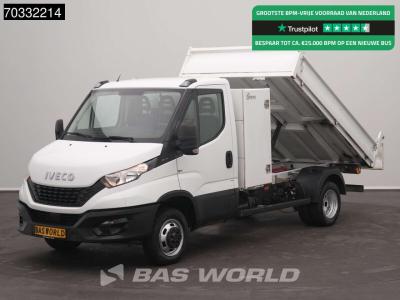 Iveco Daily 35C16 3.0L Kipper met Kist 3500kg trekhaak Airco Cruise Euro6 Tipper Kieper Open laadbak Benn sold by BAS World B.V.