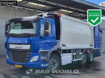 Daf CF 290 6X2 NL-Truck Geesink GPM III V 22H25 Steering axle Automatic EUro 6 sold by BAS World B.V.