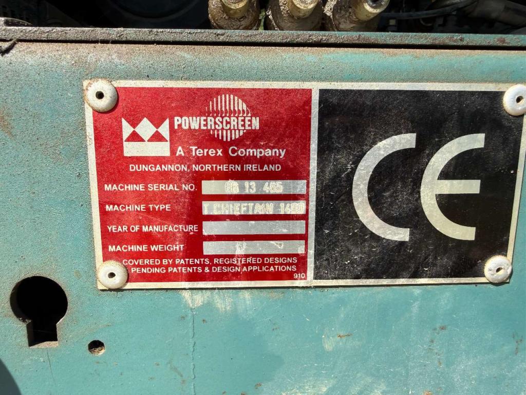 Powerscreen Turbo Chieftain 1400 Track Photo 6