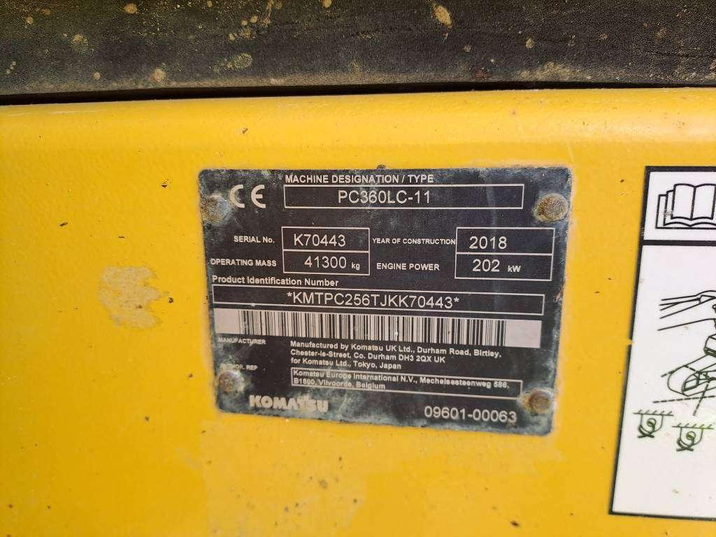 Komatsu PC360LC-11 (17m Longreach + Full Topcon 3D GPS) Photo 11