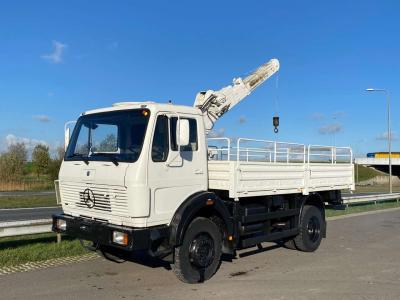 Mercedes-Benz 1017 4x4 truck with crane Atlas sold by Big Machinery
