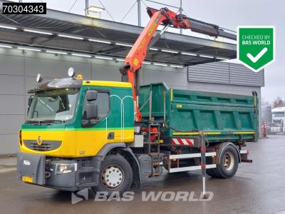 Renault D 280 D 4X2 Palfinger 12t/m Crane Tipper Automatic Euro 5 sold by BAS World B.V.