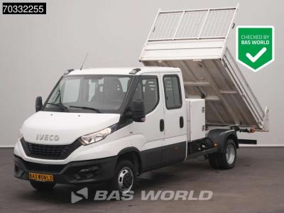 Iveco Daily 35C16 3.0 160PK Kipper Dubbele Cabine 3,5t Trekhaak Dubbellucht Airco Cruise Euro6 Tipper Ben sold by BAS World B.V.