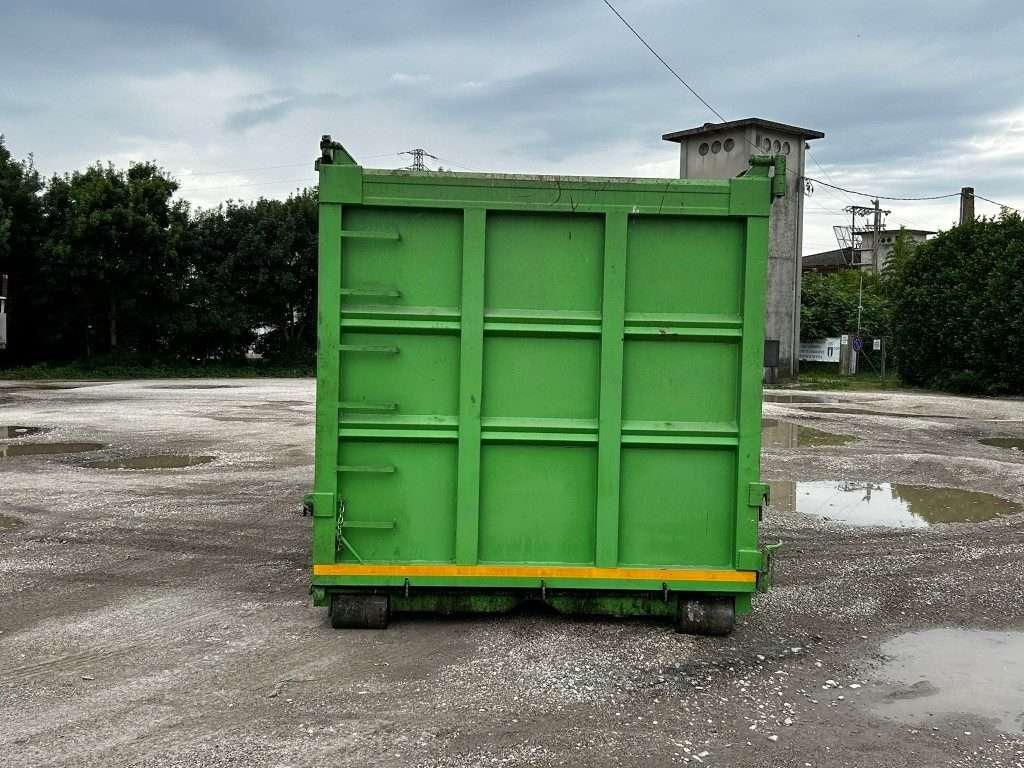 CONTAINER SCARRABILE USATO CON COPERCHIO E GRU Photo 6