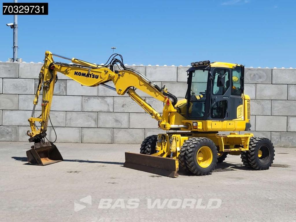 Komatsu PW118 MR-8 3 Buckets + Hammer Photo 3