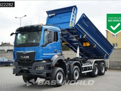 Man TGS 41.480 8X6 NEW! 8x6  2-way KH-Kipper Steel suspension Big-Axle Euro 6 sold by BAS World B.V.