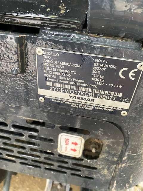 Yanmar Vio 17 Photo 6