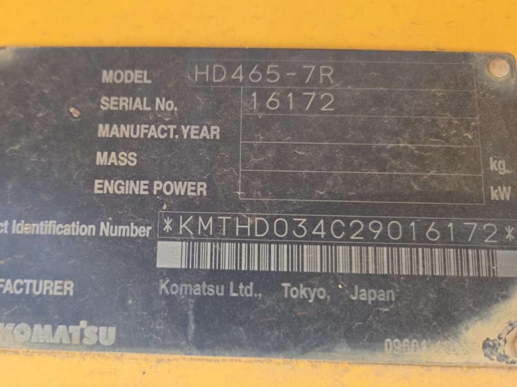 Komatsu HD465-7R Photo 13