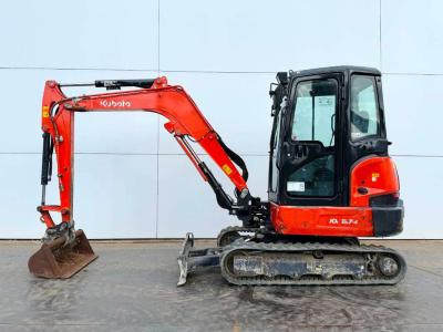 Kubota KX037-4 - Hammer Lines / Quick Coupler sold by Boss Machinery