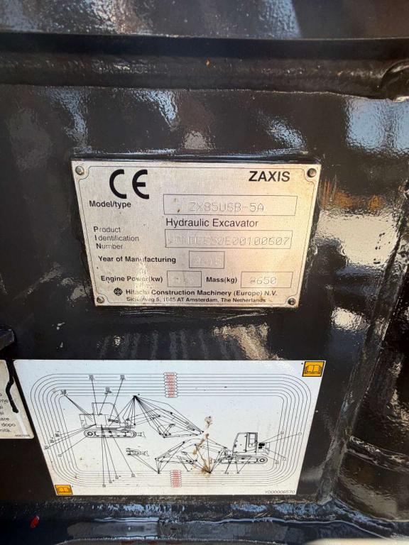 Hitachi Zaxis 85USB-5A Photo 16