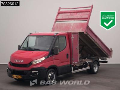 Iveco Daily 35C17 3.0L Kipper met Kist Dubbellucht Airco Cruise 3,5t Trekgewicht Euro6 Tipper Benne Kiepe sold by BAS World B.V.