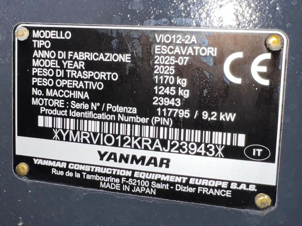 Yanmar VIO 12 Photo 5