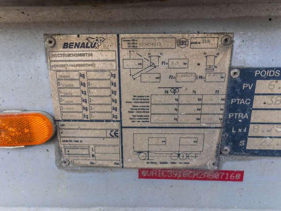 Benalu HARDOX 26m3+BACHE Photo 14