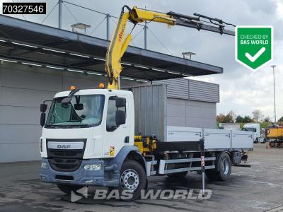 Daf LF 250 4X2 HYVA HB 150 XE3 Crane Kran Automatic Euro 6 sold by BAS World B.V.
