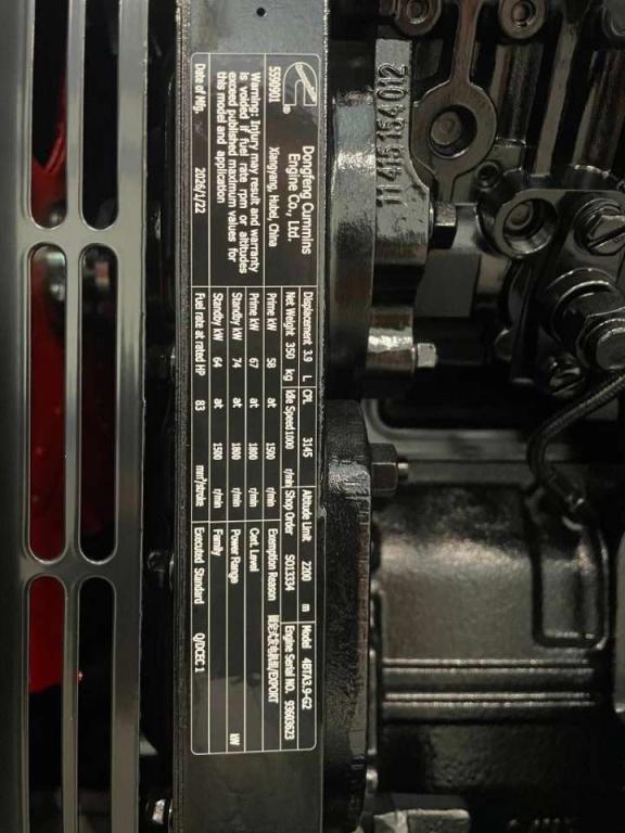 Cummins 4BTA3.9-G2 - 66 kVA Generator - DPX-19833 Photo 13