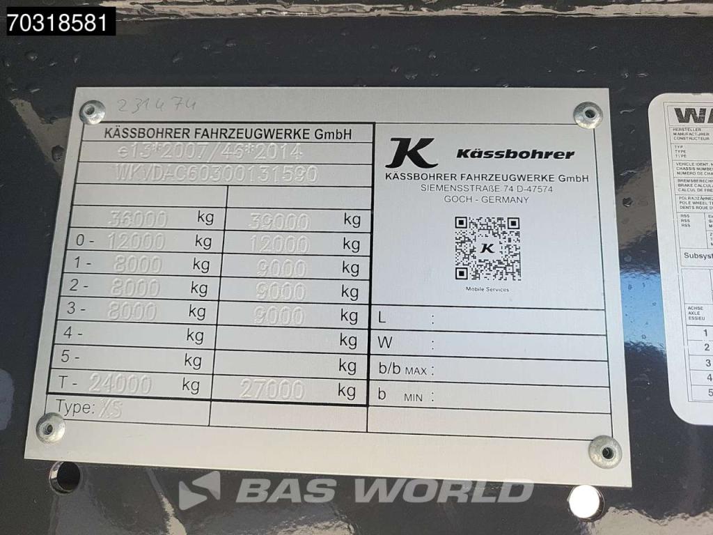 Kässbohrer XS 3 axles Lift Axle ALU Photo 28