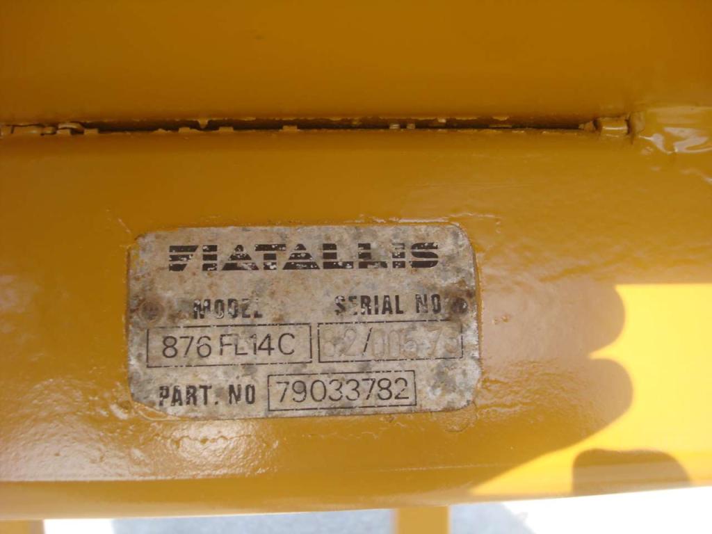 Rollover protective structure for Fiat Allis FL10C - FL14C Photo 2