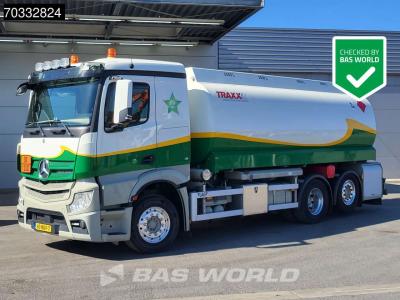 Mercedes-Benz Actros 2545 Actros 6X2 NL-Truck 22.600 liter LAG Fuel tanker 4 compartments Lift+steering axle Euro sold by BAS World B.V.