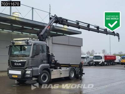 Man TGS 26.500 6X2 Prepared NL-Truck NEW APK HIAB X-HIPRO 302 E-6 Crane Kran Fifth wheel sold by BAS World B.V.