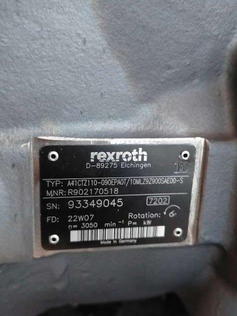 Rexroth A41CTZ110-090EPA0T-10MLZ9Z900 Photo 6