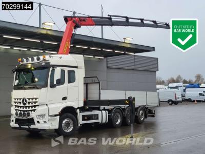 Mercedes Aroc 3653 Arocs 8X4 Palfinger PK26002-EH G Kran Crane Remote Lift + steering axle Euro 6 sold by BAS World B.V.