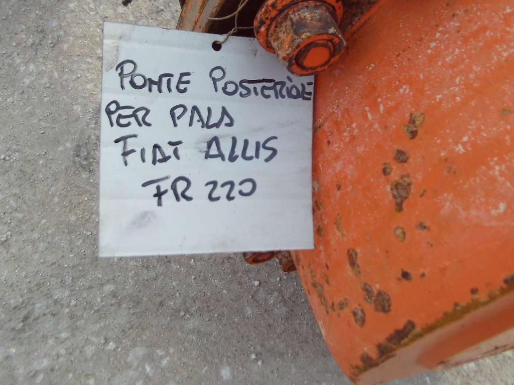 Rear axle for Fiat Allis FR220  -  POSTERIORE  - Photo 6