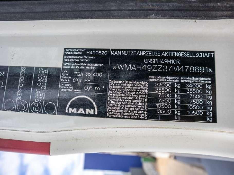 Man TGA 32.400BB+LIEBHERR+BAND/TAPIS/THEAM16M Photo 12