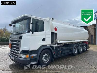 Scania G410 8X4 LAG Fuel tanker 26.257 Liters 4 compartments  Steering Axle Automatic Euro 6 sold by BAS World B.V.
